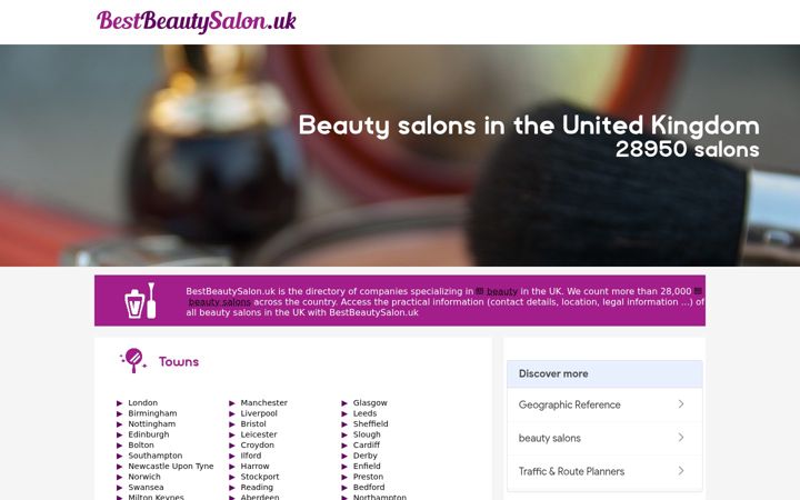 Screenshot of bestbeautysalon.uk