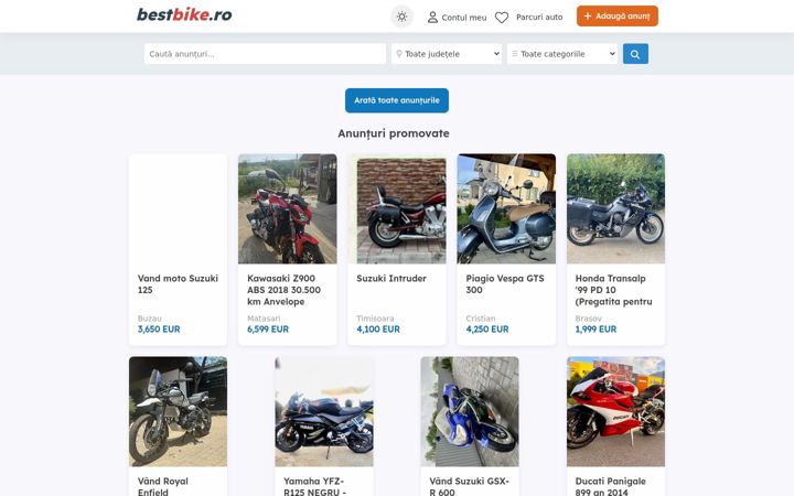 Screenshot of bestbike.ro