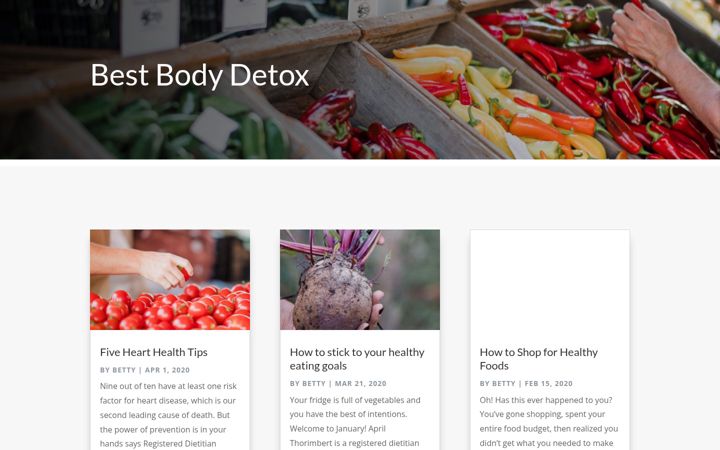 Screenshot of bestbodydetox.com