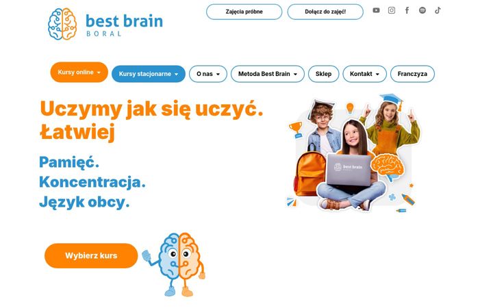 Screenshot of bestbrain.education