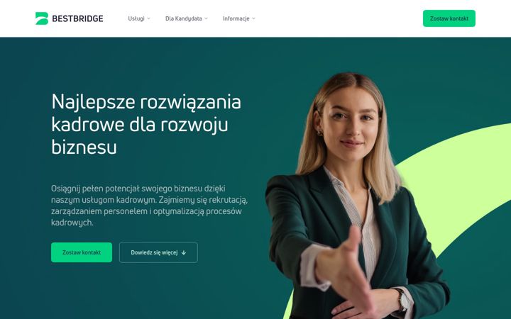 Screenshot von bestbridge.pl