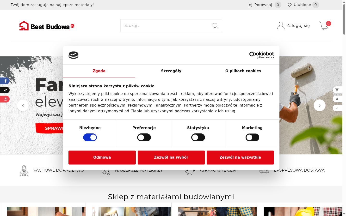 Captură de ecran a bannerului de consimțământ afișat înainte de orice interacțiune