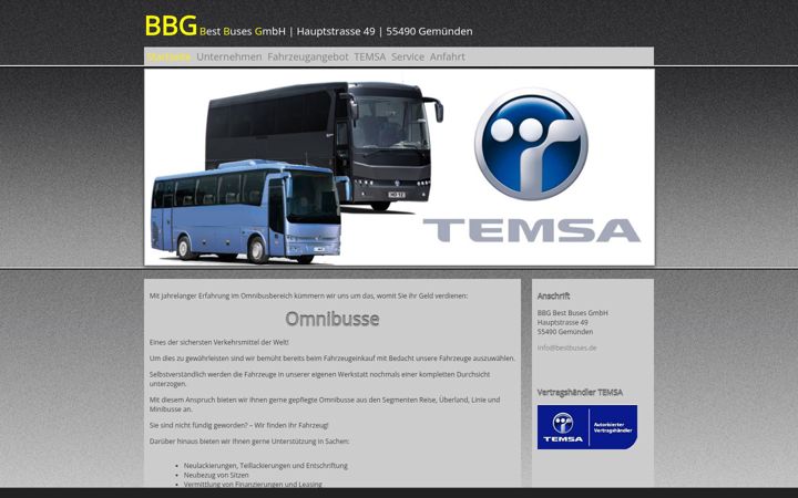 Screenshot of bestbuses.eu