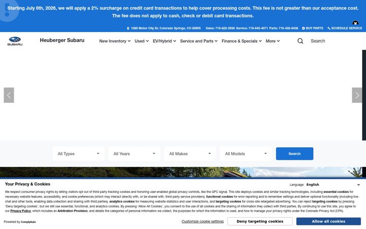 Screenshot of bestbuysubaru.com