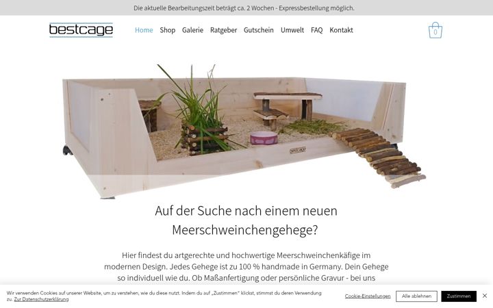 Screenshot of bestcage.de