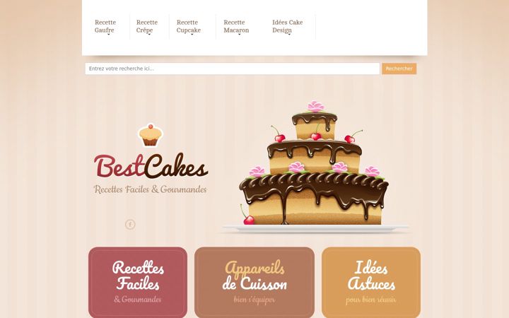 Screenshot of bestcakes.fr