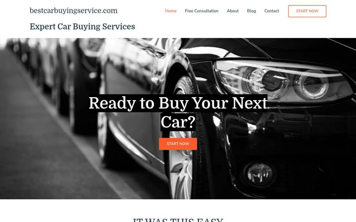 Screenshot of bestcarbuyingservice.com