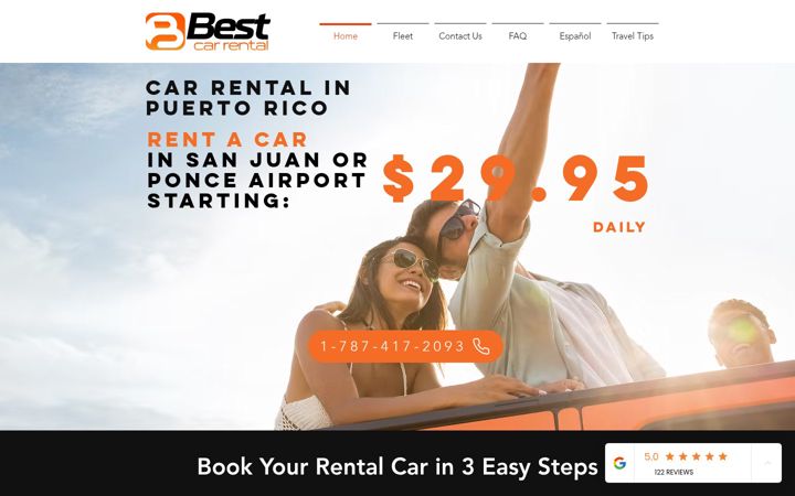 Screenshot of bestcarrentalgroup.com