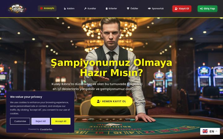 Screenshot of bestcasinodealer.com