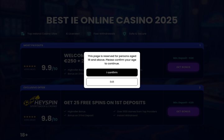 Screenshot of bestcasinosieon.com