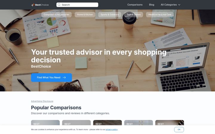 Screenshot of bestchoice.com