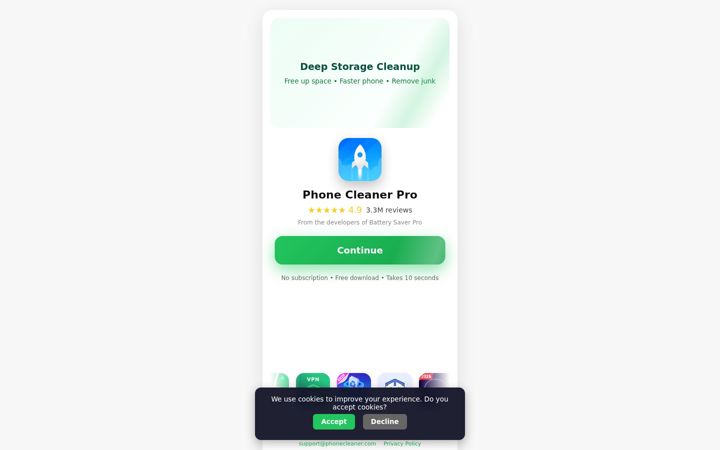 Screenshot of bestcleanerhub.com