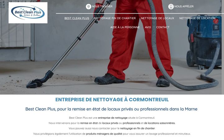 Screenshot of bestcleanplus.fr