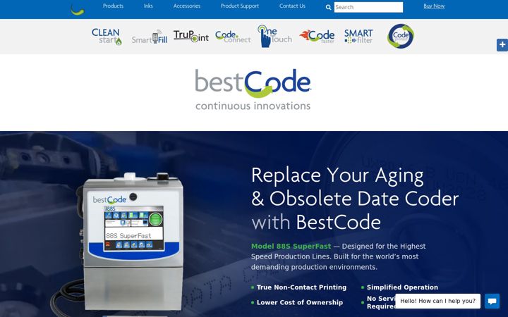 Snímek obrazovky bestcode.co