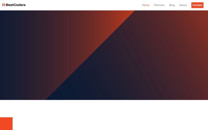 Screenshot stránky bestcoders.net