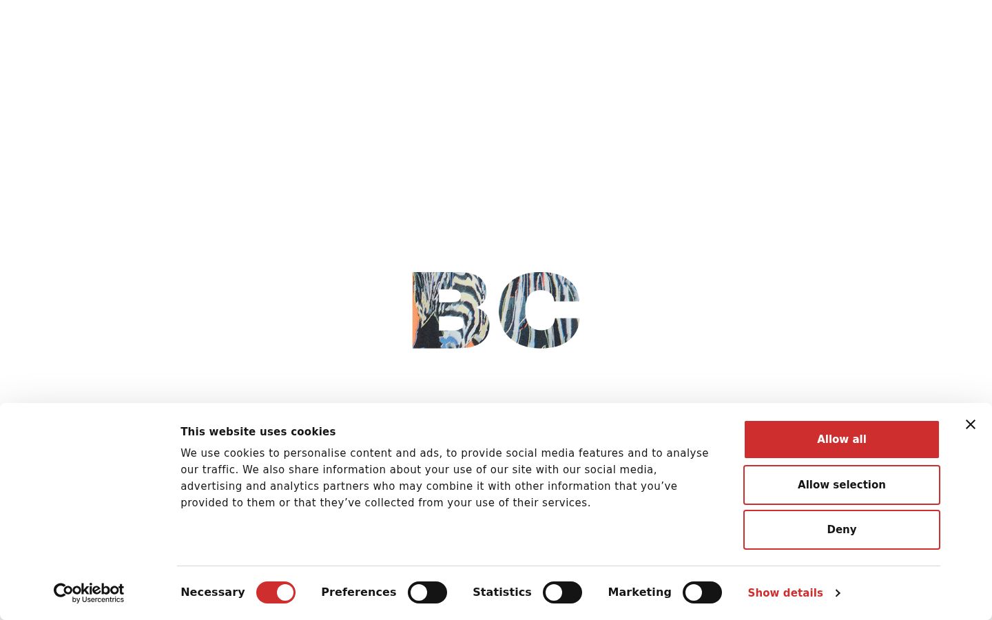Screenshot des Einwilligungsbanners vor jeglicher Interaktion