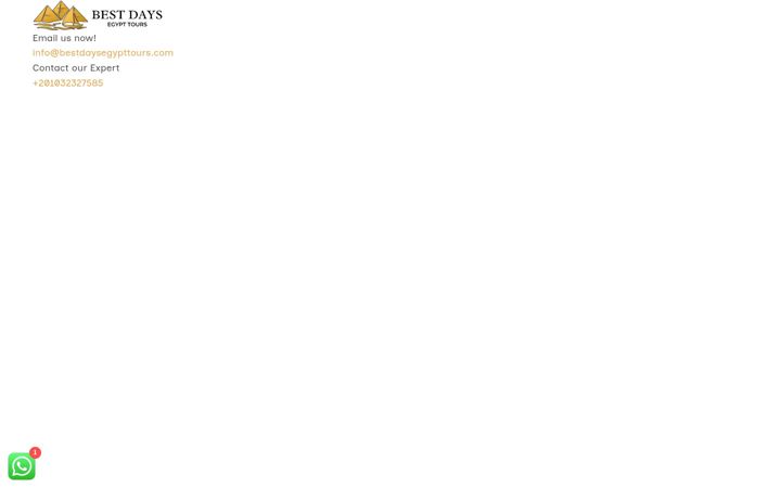 Screenshot of bestdaysegypttours.com