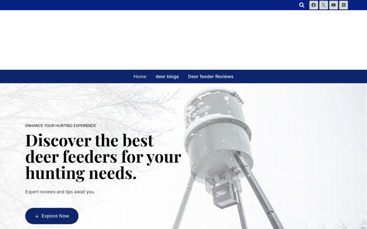 Screenshot of bestdeerfeeders.com