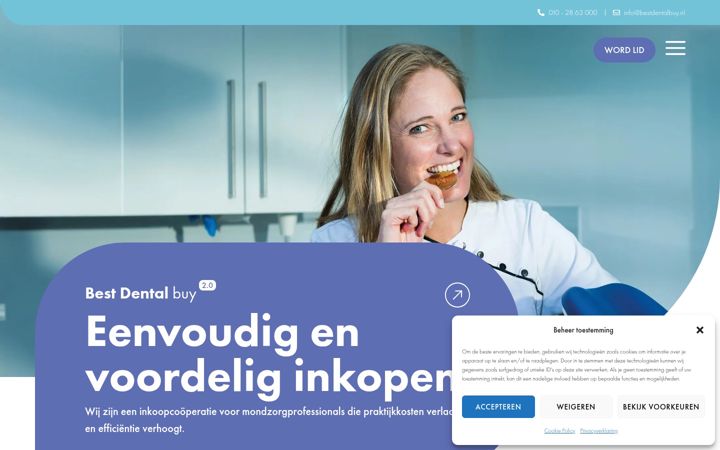 Zrzut ekranu bestdentalbuy.nl