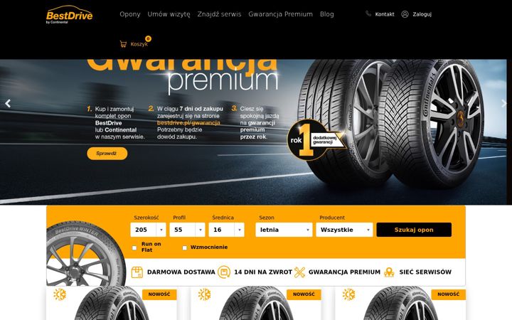 Ekrano kopija bestdrive.pl