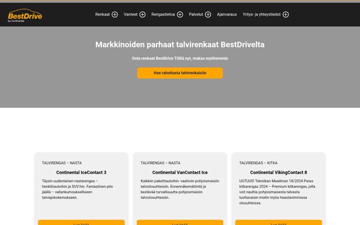 Screenshot of bestdrivesarkisalmi.fi