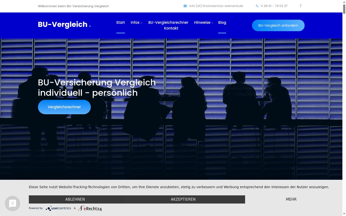 Skärmbild av samtyckesbannern som visades före någon interaktion