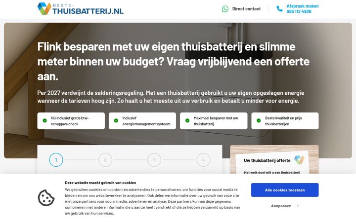 Screenshot of beste-thuisbatterij.nl