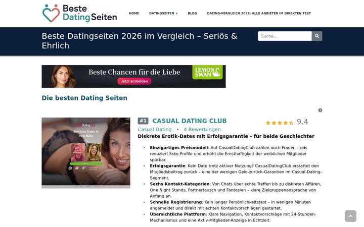 Screenshot of bestedatingseiten.com