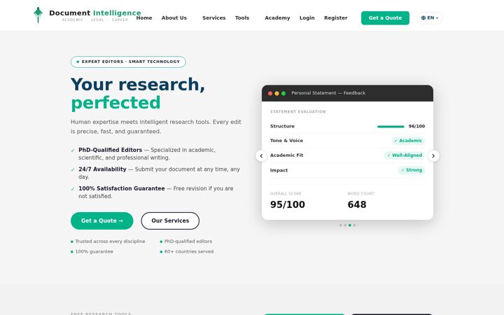 Screenshot of besteditproof.com