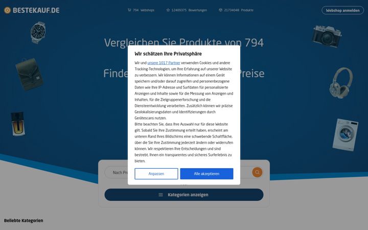 Screenshot of bestekauf.de