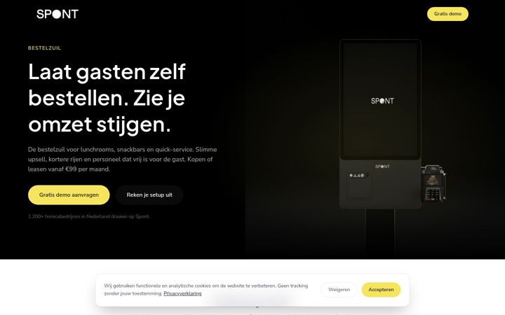 Screenshot of bestel-zuil.nl