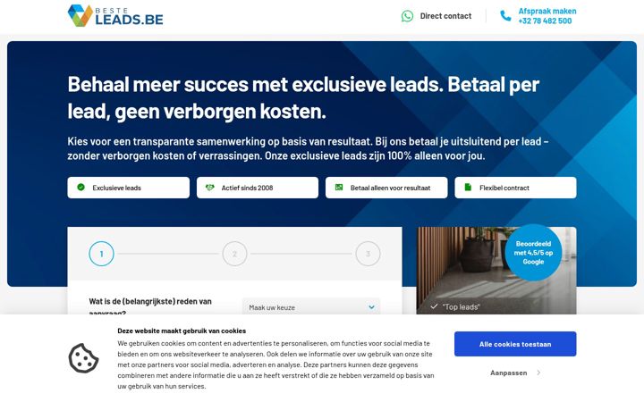 Screenshot of besteleads.be