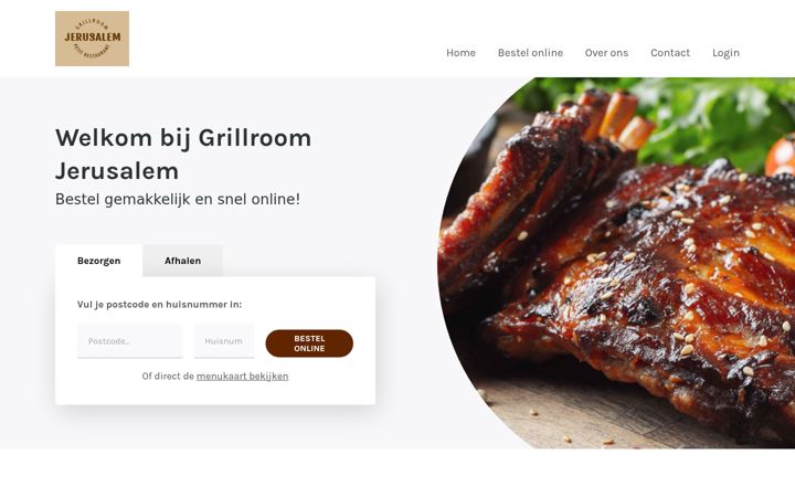 Screenshot of bestellenjerusalem.nl