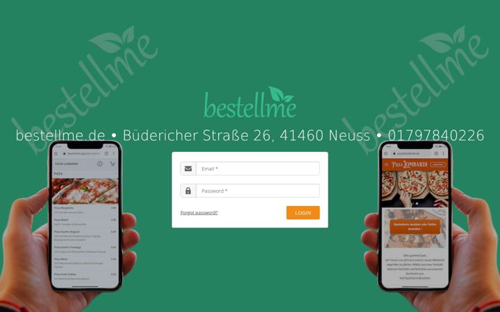 Zrzut ekranu bestellme-app.de