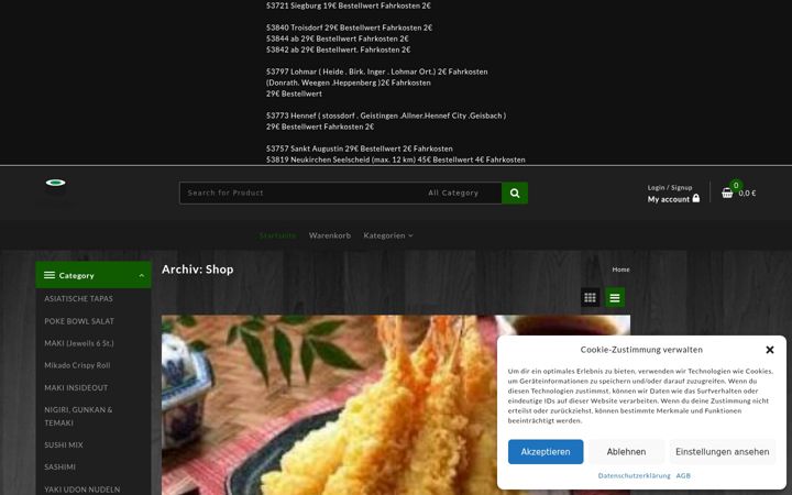 Screenshot of bestellung-mikado-sushi-nudeln.de