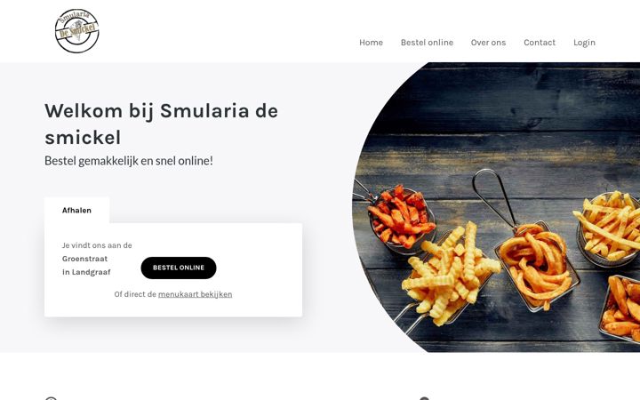 Screenshot of bestelsmickel.nl