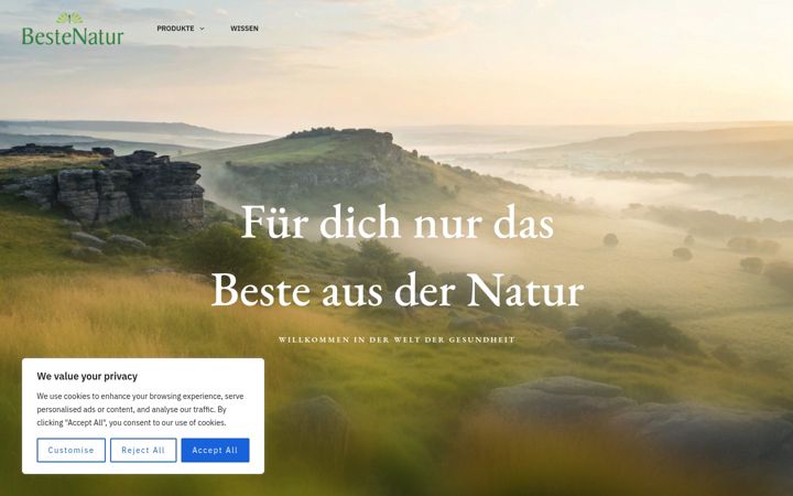 Screenshot of bestenatur.eu