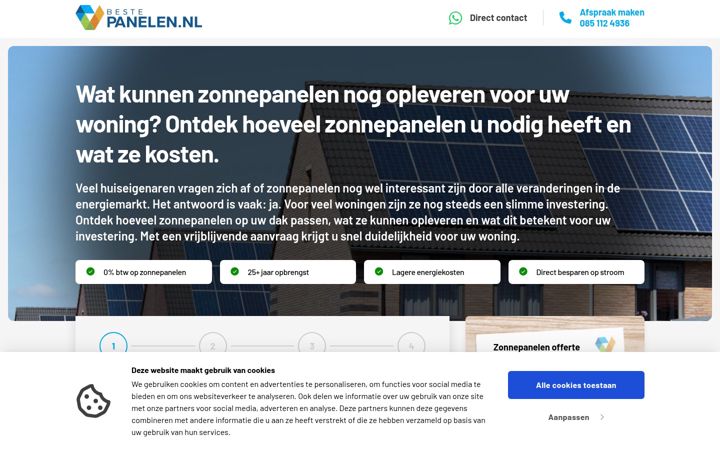 Екранна снимка на bestepanelen.nl