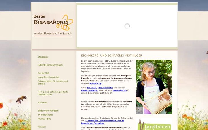 Screenshot of bester-bienenhonig.de