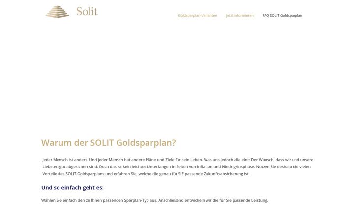 Zrzut ekranu bester-goldsparplan.de