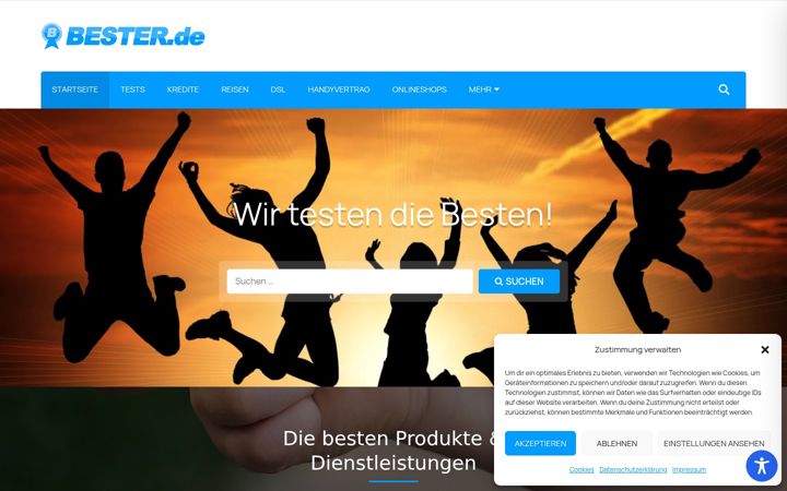 Screenshot of bester.de