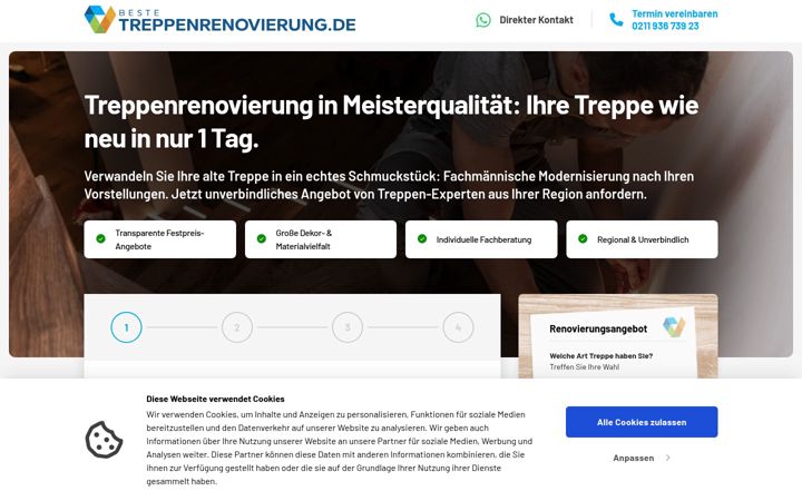 Screenshot of bestetreppenrenovierung.de