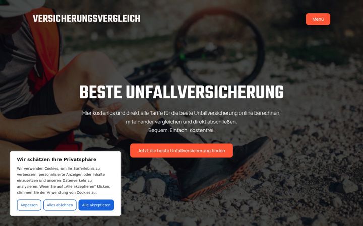 Screenshot of besteunfallversicherungen.de
