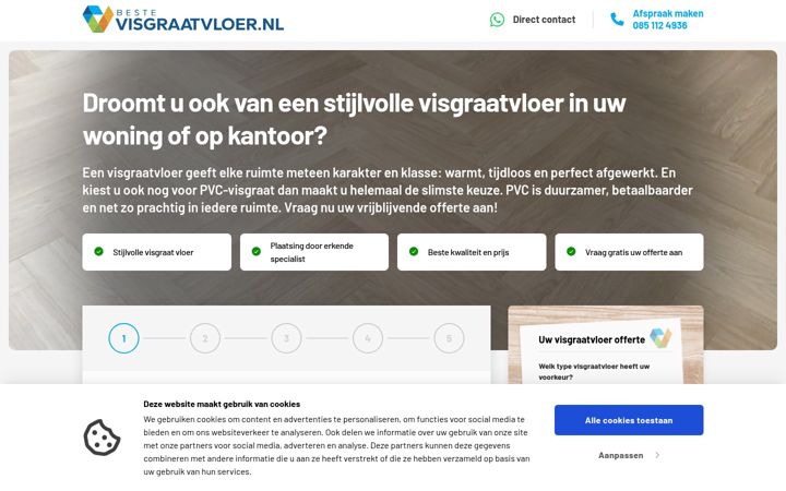 Screenshot of bestevisgraatvloer.nl