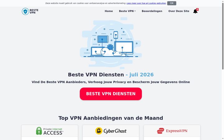 Screenshot of bestevpngids.com