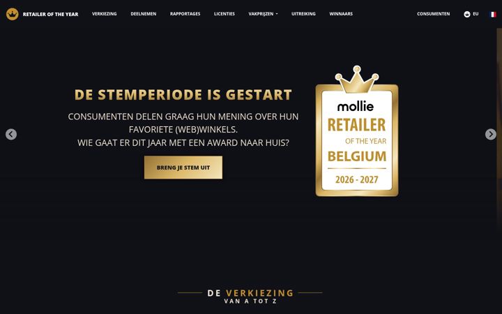 Screenshot of bestewinkelketen.be