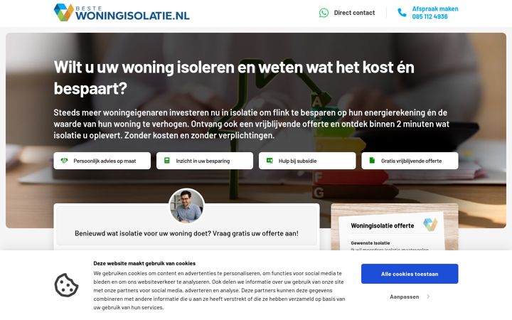 Screenshot of bestewoningisolatie.nl