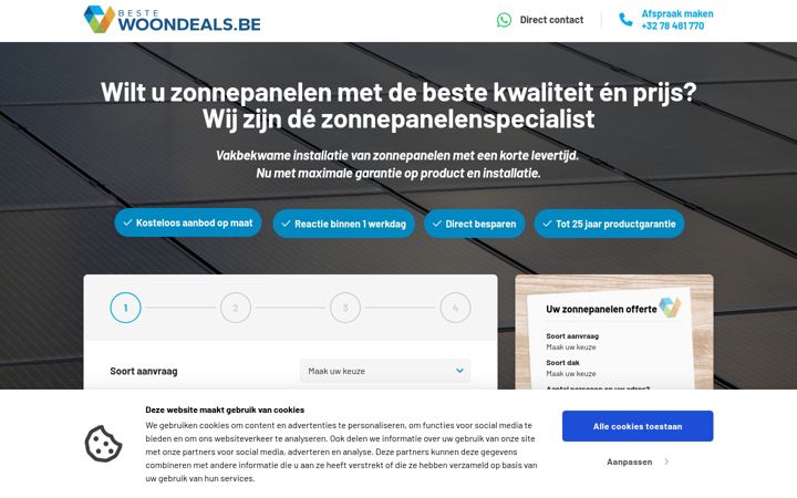 Screenshot of bestewoondeals.be