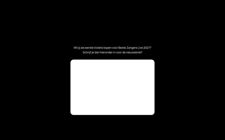 Screenshot of bestezangerslive.nl