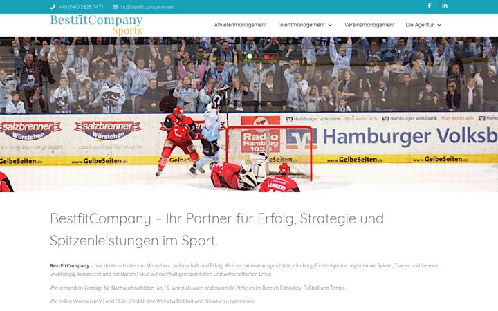 Screenshot of bestfitcompany.com